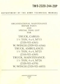 TM 9-2320-244-20P (1971)<font color=red><b>*</b></font>